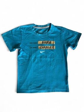 👟 Nike Toddler Blue "Game Changer" Graphic Tee - 7X